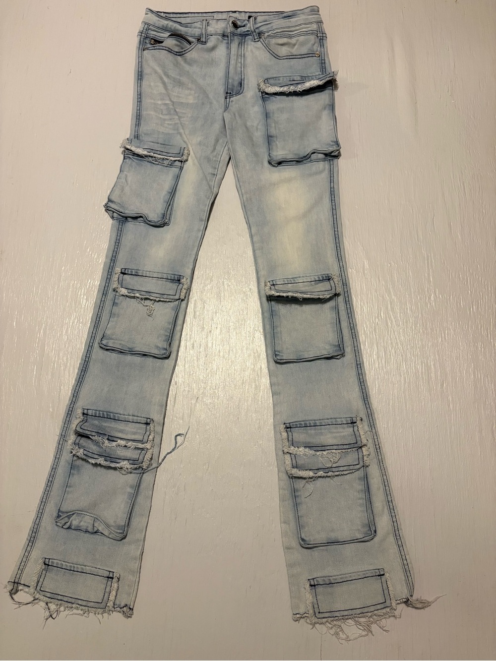 Rockstar Original stacked cargo jeans size